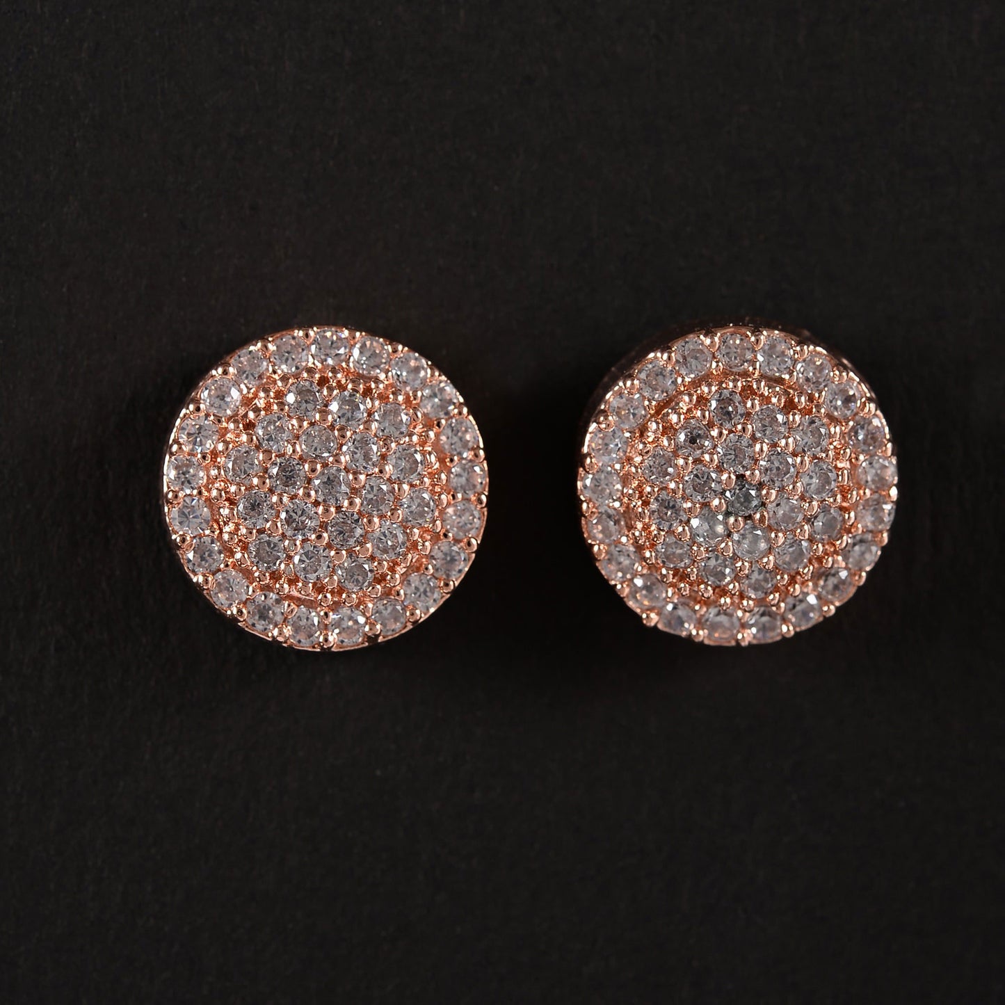 Asterelle- Stone Studded Zirconia Stud Earrings