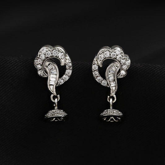 Starielle- Stone Studded Zirconia Stud Earrings
