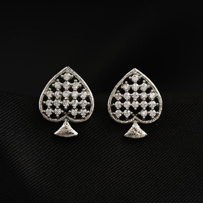 Auradia- Stone Studded Zirconia Stud Earrings