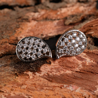 Moonlisse- Stone Studded Zirconia Stud Earrings