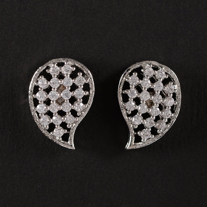 Moonlisse- Stone Studded Zirconia Stud Earrings