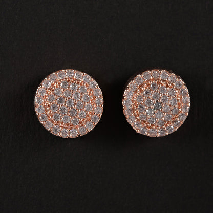 Asterelle- Stone Studded Zirconia Stud Earrings