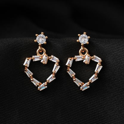 Noctabelle- Stone Studded Zirconia Dangler Earrings