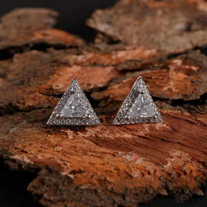 Lunissea- Stone Studded Zirconia Stud Earrings