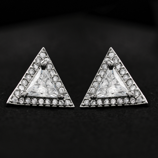 Lunissea- Stone Studded Zirconia Stud Earrings