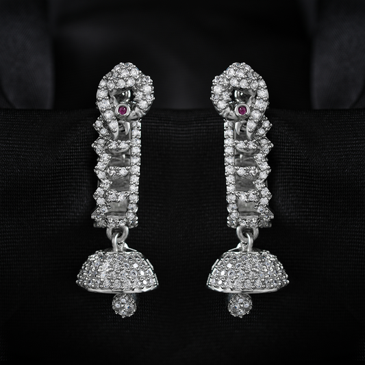 Stellosia- Stone Studded Zirconia Dangler Earrings