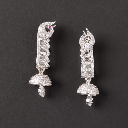 Stellosia- Stone Studded Zirconia Dangler Earrings