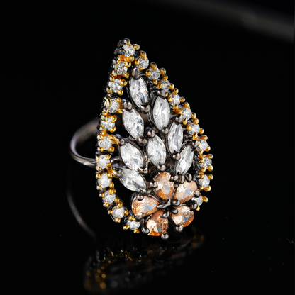 Nebuline- Stone studded Zirconia Ring