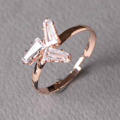 Astrella- Stone studded Rosegold Fancy Rings