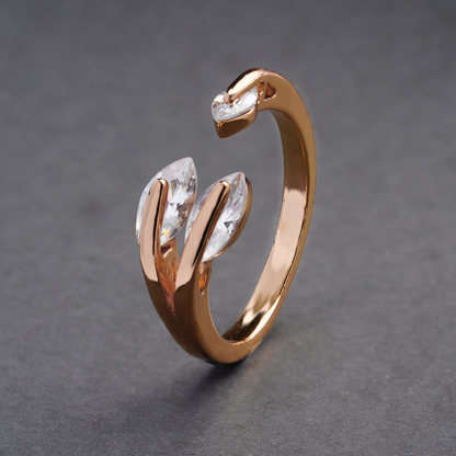 Astriona- Stone studded Rosegold Fancy Rings