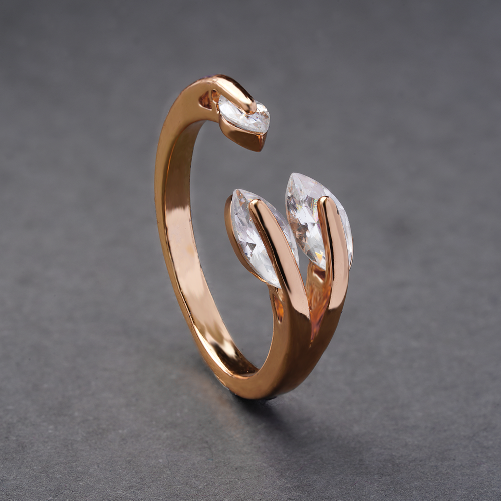 Astriona- Stone studded Rosegold Fancy Rings