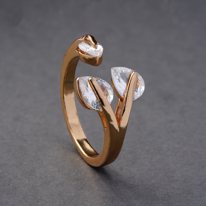 Marielle Mist- Stone studded Rosegold Fancy Rings