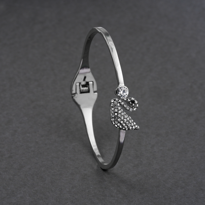 Etherielle- Peacock Zirconia Studded Fancy Bracelet