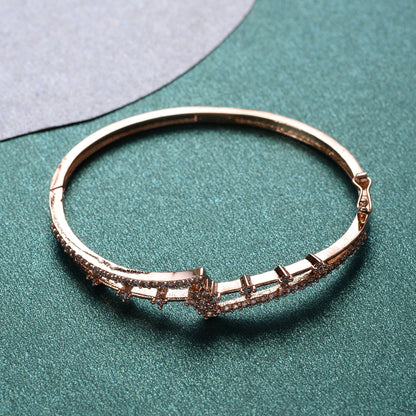 Velvetia- Zirconia Studded Fancy Bracelet