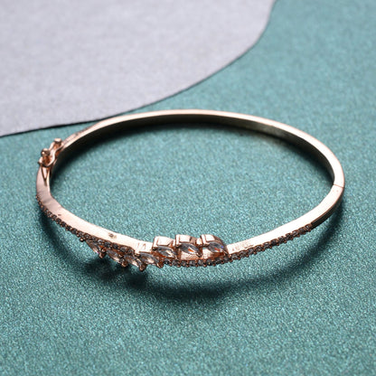 Dreamelle- Zirconia Studded Fancy Bracelet