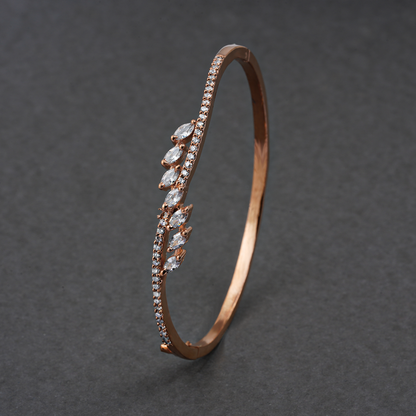 Dreamelle- Zirconia Studded Fancy Bracelet