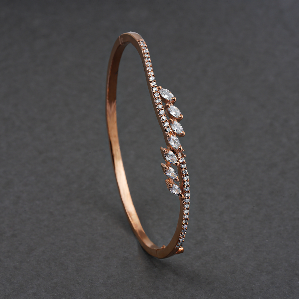 Dreamelle- Zirconia Studded Fancy Bracelet