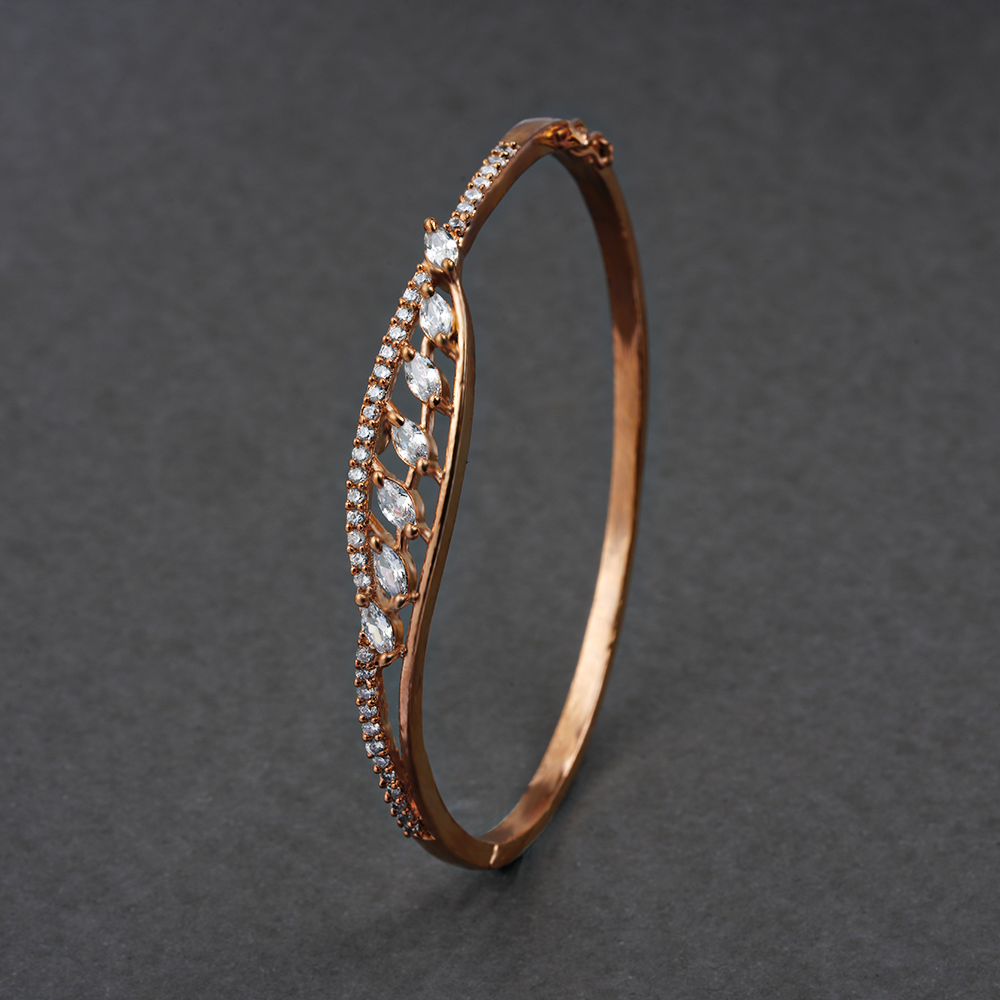 Isoria- Zirconia Studded Fancy Bracelet