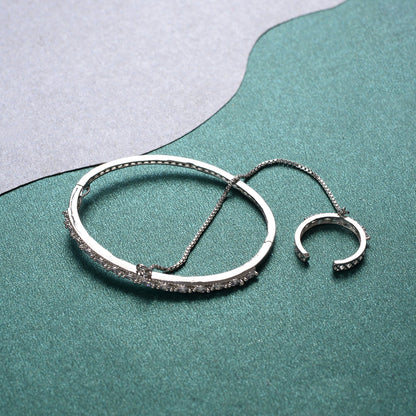 Elarisse- Zirconia Studded Fancy Bracelet