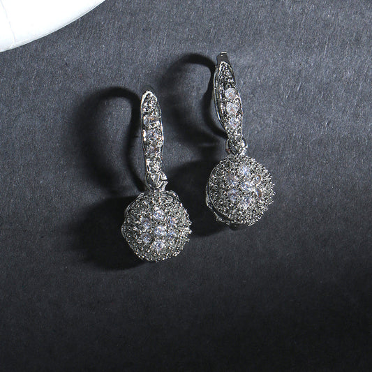 Auralis- Stone studded stud earrings