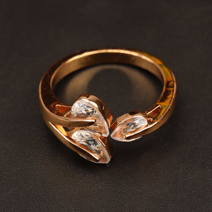 Marielle Mist- Stone studded Rosegold Fancy Rings