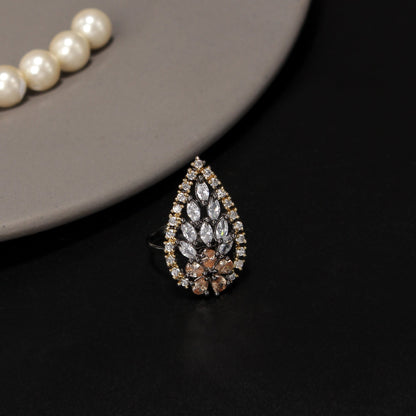 Nebuline- Stone studded Zirconia Ring