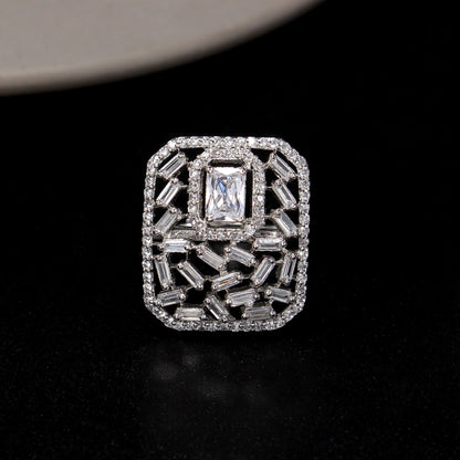 Darielle- Stone studded Zirconia Ring